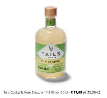Promoties Tails cocktails rum daiquiri - Tails Cocktails - Geldig van 24/04/2024 tot 07/05/2024 bij Colruyt
