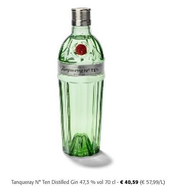 Promotions Tanqueray n° ten distilled gin - Tanqueray - Valide de 24/04/2024 à 07/05/2024 chez Colruyt