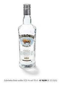 Zubrówka biala vodka-Zubrowka