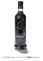 Promoties Eristoff black likeur - Eristoff - Geldig van 24/04/2024 tot 07/05/2024 bij Colruyt