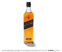 Johnnie walker black label aged 12 years blended scotch whisky-Johnnie Walker