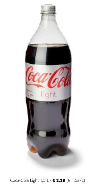 Promotions Coca-cola light - Coca Cola - Valide de 24/04/2024 à 07/05/2024 chez Colruyt