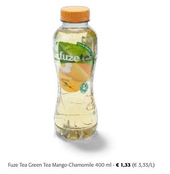 Promotions Fuze tea green tea mango-chamomile - FuzeTea - Valide de 24/04/2024 à 07/05/2024 chez Colruyt