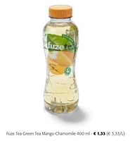 Promoties Fuze tea green tea mango-chamomile - FuzeTea - Geldig van 24/04/2024 tot 07/05/2024 bij Colruyt