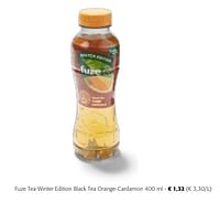 Promoties Fuze tea winter edition black tea orange-cardamon - FuzeTea - Geldig van 24/04/2024 tot 07/05/2024 bij Colruyt