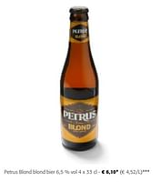 Promoties Petrus blond blond bier - Petrus - Geldig van 24/04/2024 tot 07/05/2024 bij Colruyt
