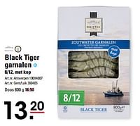 Black tiger garnalen-Smit Vis
