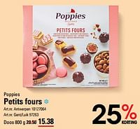 Petits fours-Poppies