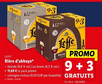 Promoties Bière d’abbaye - Leffe - Geldig van 02/05/2024 tot 07/05/2024 bij Lidl