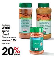 Promoties World spice blend - Verstegen - Geldig van 25/04/2024 tot 13/05/2024 bij Sligro