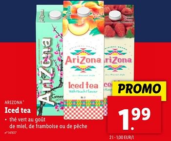 Promoties Iced tea - Arizona - Geldig van 02/05/2024 tot 07/05/2024 bij Lidl