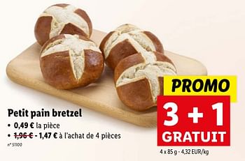 Promoties Petit pain bretzel - Huismerk - Lidl - Geldig van 02/05/2024 tot 07/05/2024 bij Lidl