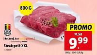 Promotions Steak pelé xxl - Produit maison - Lidl - Valide de 02/05/2024 à 07/05/2024 chez Lidl