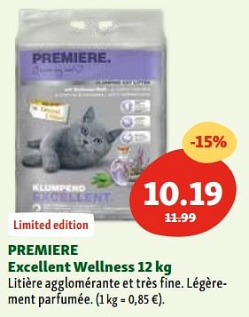 Promoties Premiere excellent wellness - Premiere - Geldig van 30/04/2024 tot 06/05/2024 bij Maxi Zoo