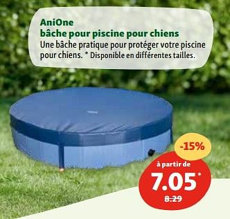 Promoties Anione bâche pour piscine pour chiens - Anione - Geldig van 30/04/2024 tot 06/05/2024 bij Maxi Zoo