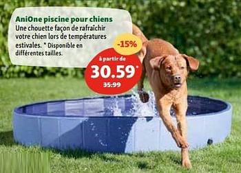 Promoties Anione piscine pour chiens - Anione - Geldig van 30/04/2024 tot 06/05/2024 bij Maxi Zoo