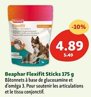 Promotions Beaphar flexifit sticks - Beaphar - Valide de 30/04/2024 à 06/05/2024 chez Maxi Zoo