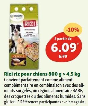 Promoties Rizi riz pour chiens - Vadigran - Geldig van 30/04/2024 tot 06/05/2024 bij Maxi Zoo