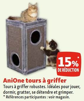 Promoties Anione tours à griffer 15% de réduction - Anione - Geldig van 30/04/2024 tot 06/05/2024 bij Maxi Zoo