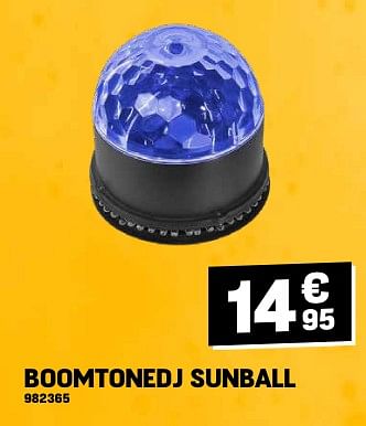 Promoties Boomtonedj sunball - Huismerk - Electro Depot - Geldig van 24/04/2024 tot 05/05/2024 bij Electro Depot