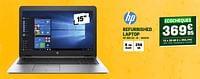 Promoties Hp refurbished laptop hp 850 g3 -i5 - HP - Geldig van 24/04/2024 tot 05/05/2024 bij Electro Depot