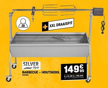 Promotions Barbecue houtskool - Silver Style - Valide de 24/04/2024 à 05/05/2024 chez Electro Depot