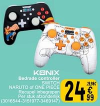 Bedrade controller switch naruto of one piece-Konix