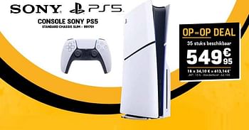 Promotions Console sony ps5 standard chassis slim - Sony - Valide de 24/04/2024 à 05/05/2024 chez Electro Depot