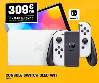 Promotions Console switch oled wit - Nintendo - Valide de 24/04/2024 à 05/05/2024 chez Electro Depot