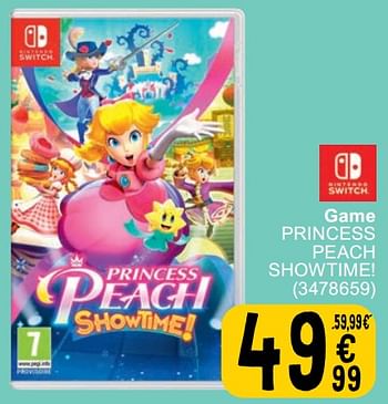 Promotions Game princess peach showtime! - Nintendo - Valide de 30/04/2024 à 13/05/2024 chez Cora