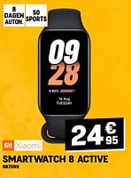 Promoties Xiaomi smartwatch 8 active - Xiaomi - Geldig van 24/04/2024 tot 05/05/2024 bij Electro Depot