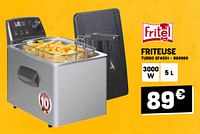 Promoties Fritel friteuse turbo sf4551 - Fritel - Geldig van 24/04/2024 tot 05/05/2024 bij Electro Depot