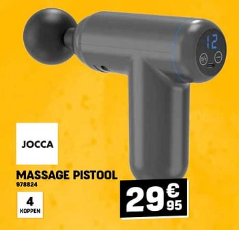 Promotions Jocca massage pistool - Jocca - Valide de 24/04/2024 à 05/05/2024 chez Electro Depot