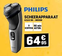Promoties Philips scheerapparaat s3143 00 - Philips - Geldig van 24/04/2024 tot 05/05/2024 bij Electro Depot