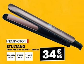 Promotions Remington stijltang s8590 keratin therapy - Remington - Valide de 24/04/2024 à 05/05/2024 chez Electro Depot