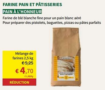 Promoties Farine pain et pâtisseries - Huismerk - Horta - Geldig van 24/04/2024 tot 05/05/2024 bij Horta