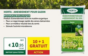 Promotions Horta - amendement pour gazon - Produit maison - Horta - Valide de 24/04/2024 à 05/05/2024 chez Horta