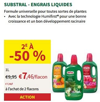 Promoties Substral - engrais liquides - Substral - Geldig van 24/04/2024 tot 05/05/2024 bij Horta