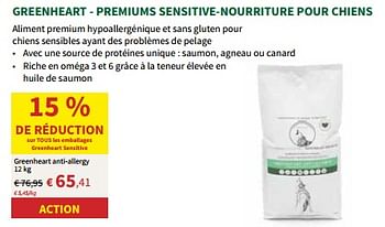 Promoties Greenheart anti-allergy - Greenheart-Premiums - Geldig van 24/04/2024 tot 05/05/2024 bij Horta