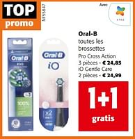 Promotions Oral-b toutes les brossettes - Oral-B - Valide de 24/04/2024 à 07/05/2024 chez Colruyt
