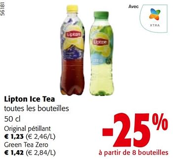 Promoties Lipton ice tea toutes les bouteilles - Lipton - Geldig van 24/04/2024 tot 07/05/2024 bij Colruyt