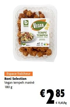 Promoties Boni selection vegan tempeh mariné - Boni - Geldig van 24/04/2024 tot 07/05/2024 bij Colruyt