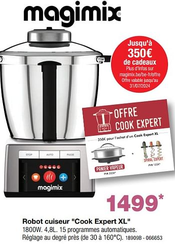 Promoties Magimix robot cuiseur cook expert xl - Magimix - Geldig van 24/04/2024 tot 19/05/2024 bij Home & Co