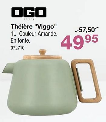 Promoties Théière viggo - Ogo - Geldig van 24/04/2024 tot 19/05/2024 bij Home & Co