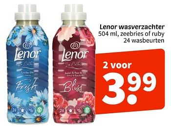 Promotions Lenor wasverzachter - Lenor - Valide de 25/04/2024 à 09/05/2024 chez Wibra