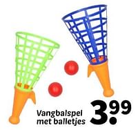 Promoties Vangbalspel met balletjes - Huismerk - Wibra - Geldig van 25/04/2024 tot 09/05/2024 bij Wibra