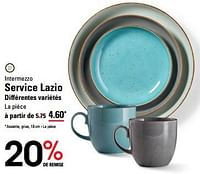 Promotions Service lazio - Intermezzo - Valide de 25/04/2024 à 13/05/2024 chez Sligro