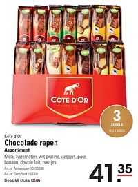 Chocolade repen assortiment-Cote D