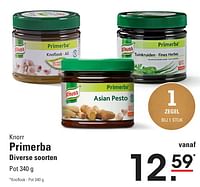 Promoties Primerba - Knorr - Geldig van 25/04/2024 tot 13/05/2024 bij Sligro