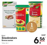 Promoties Smaakmakers - Knorr - Geldig van 25/04/2024 tot 13/05/2024 bij Sligro